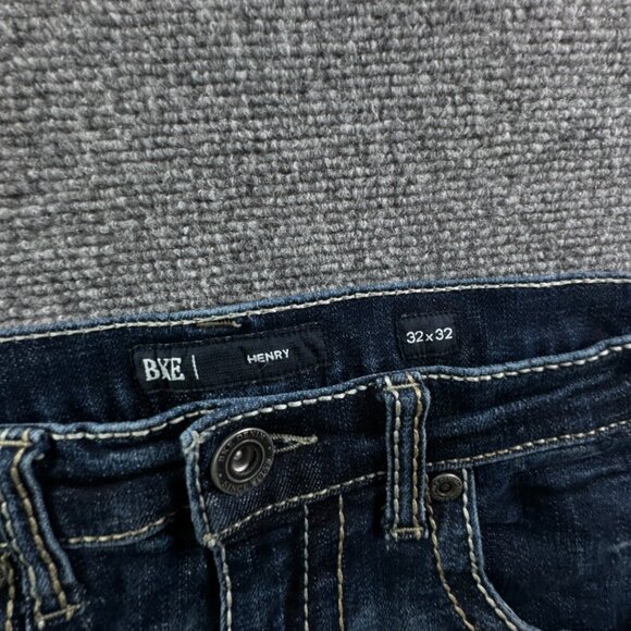 Buckle BKE Henry Straight Jeans Dark Wash Blue Premium Stretch Denim ACTL 30x31 - Picture 16 of 16